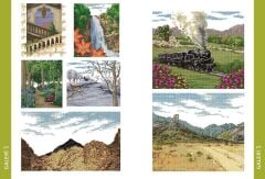 Tuva Kanaviçe Motif Serisi 5 Manzaralar