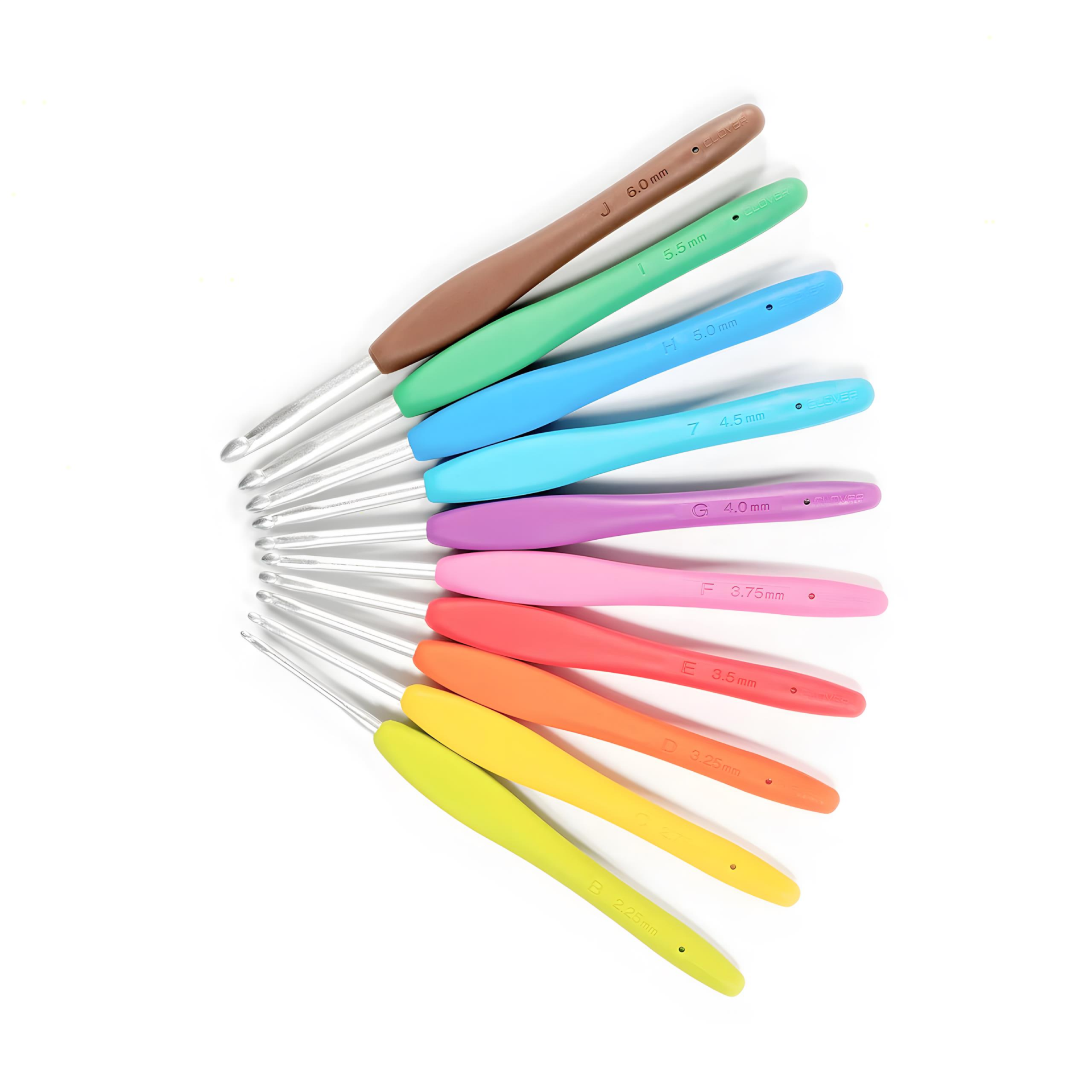 Clover Amour Crochet Hook Yumuşak Saplı Yün Tığ