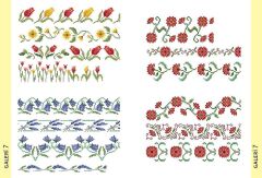 Tuva Kanaviçe Motif Serisi 3 Bordürler