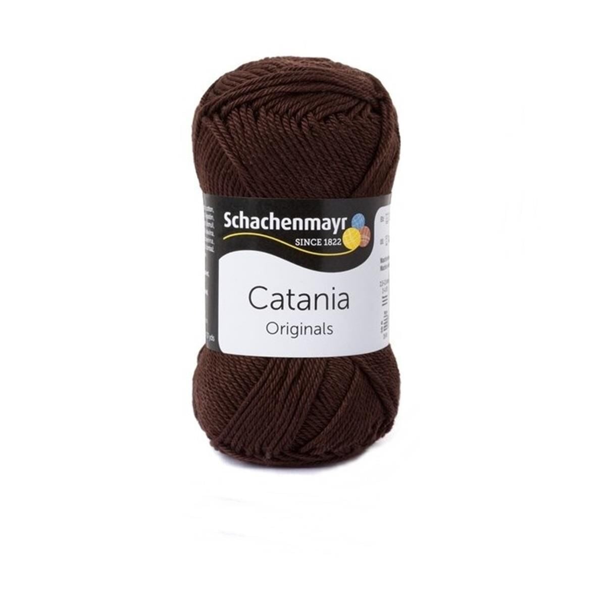 Schachenmayr Catania Pamuk Amigurumi El Örgü İpi İpliği Yünü 162 Kahverengi