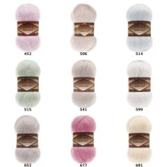 Alize Angora Gold Simli El Örgü İpliği 100 gr 161 Pudra