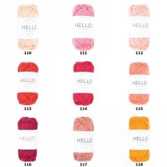 Hello Pamuk Amigurumi Punch El Örgü İpliği 25 Gr 116 Bordo