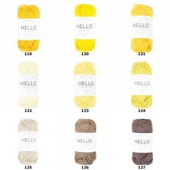 Hello Pamuk Amigurumi Punch El Örgü İpliği 25 Gr 129 Nil Yeşili