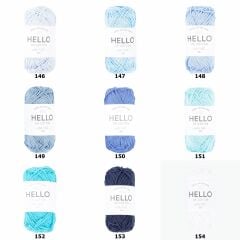 Hello Pamuk Amigurumi Punch El Örgü İpliği 25 Gr 129 Nil Yeşili