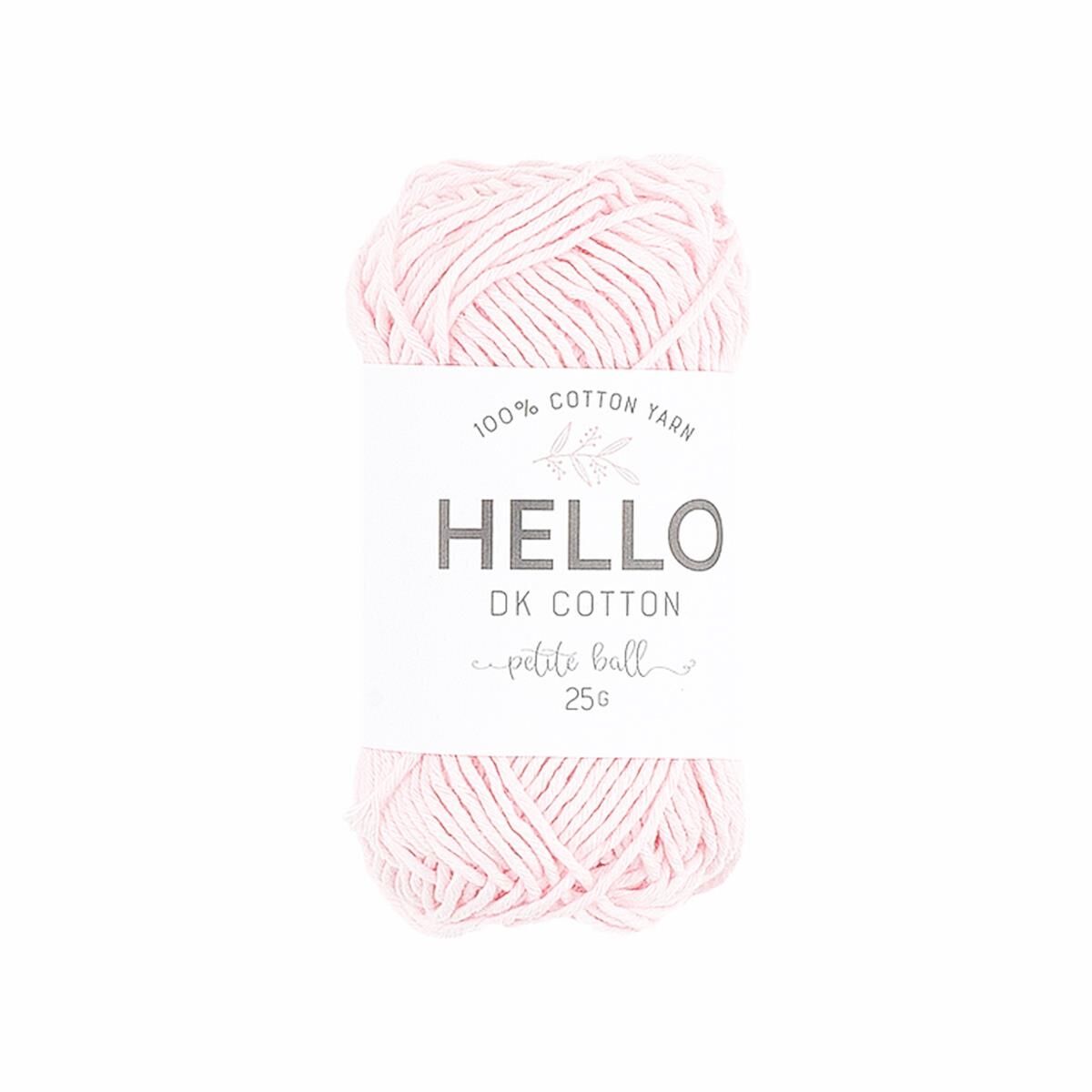 Hello Pamuk Amigurumi Punch El Örgü İpliği 25 Gr 101 Toz Pembe