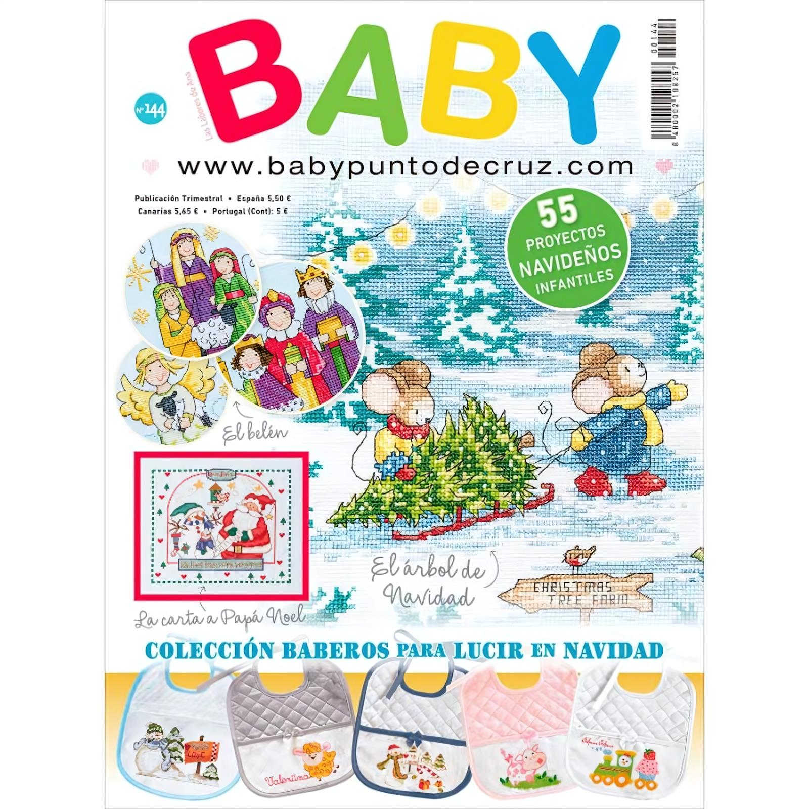Revista punto de cruz BABY Nakış Elişi Hobi Dergisi No 144
