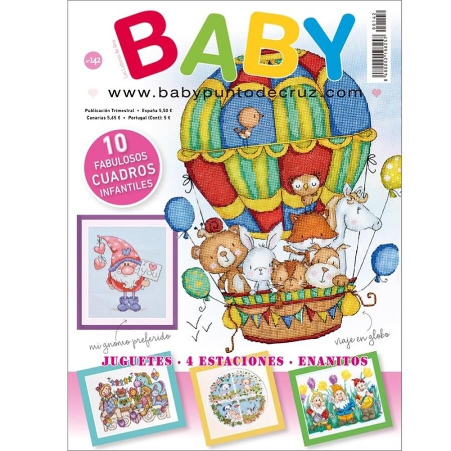 Revista punto de cruz BABY Nakış Elişi Hobi Dergisi No 142