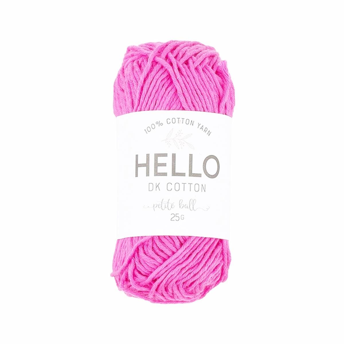 Hello Pamuk Amigurumi Punch El Örgü İpliği 25 Gr 104 Fuşya