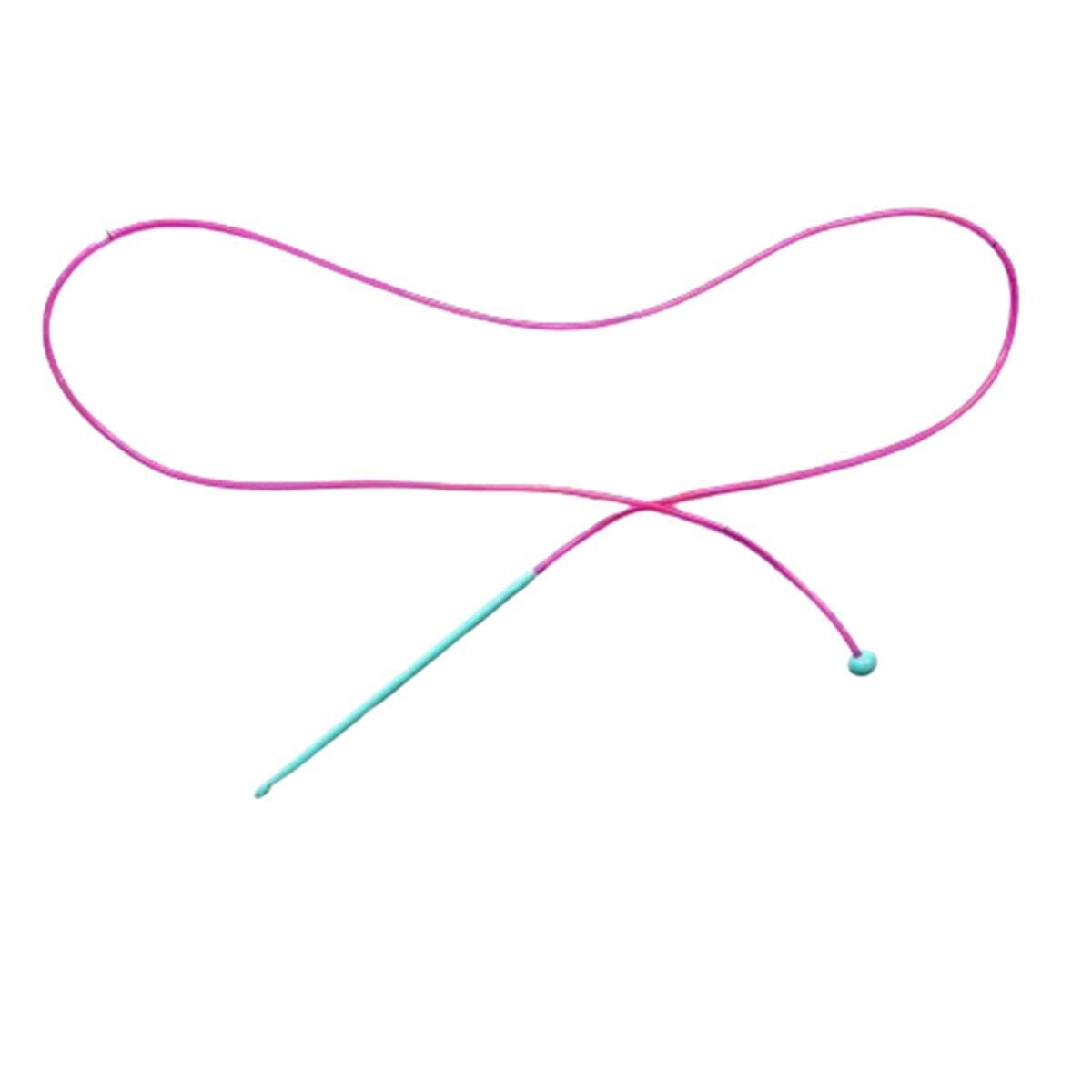 Plastik Misinalı Tığ Hortum Serum Stoplu Tunus Tığı no 5 mm