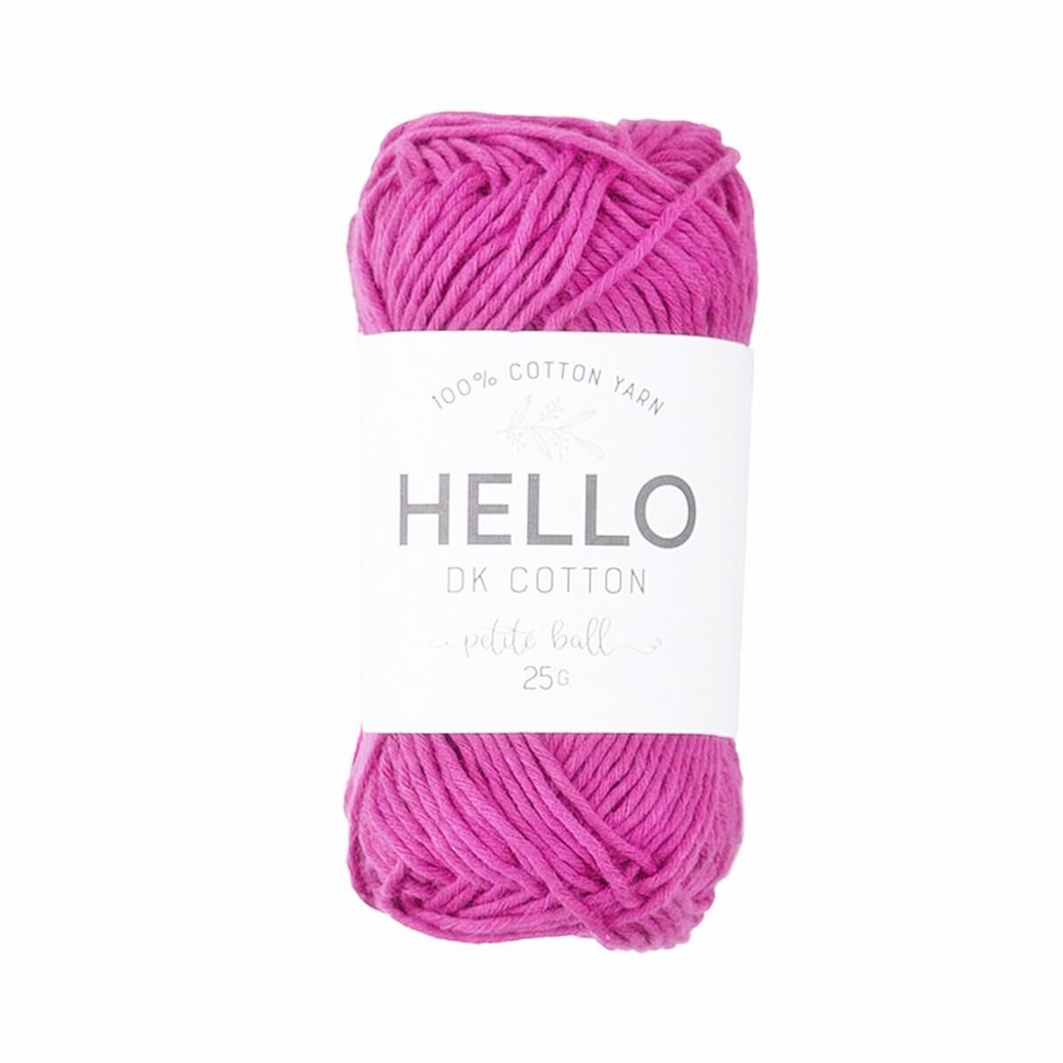 Hello Pamuk Amigurumi Punch El Örgü İpliği 25 Gr 106 Magenta