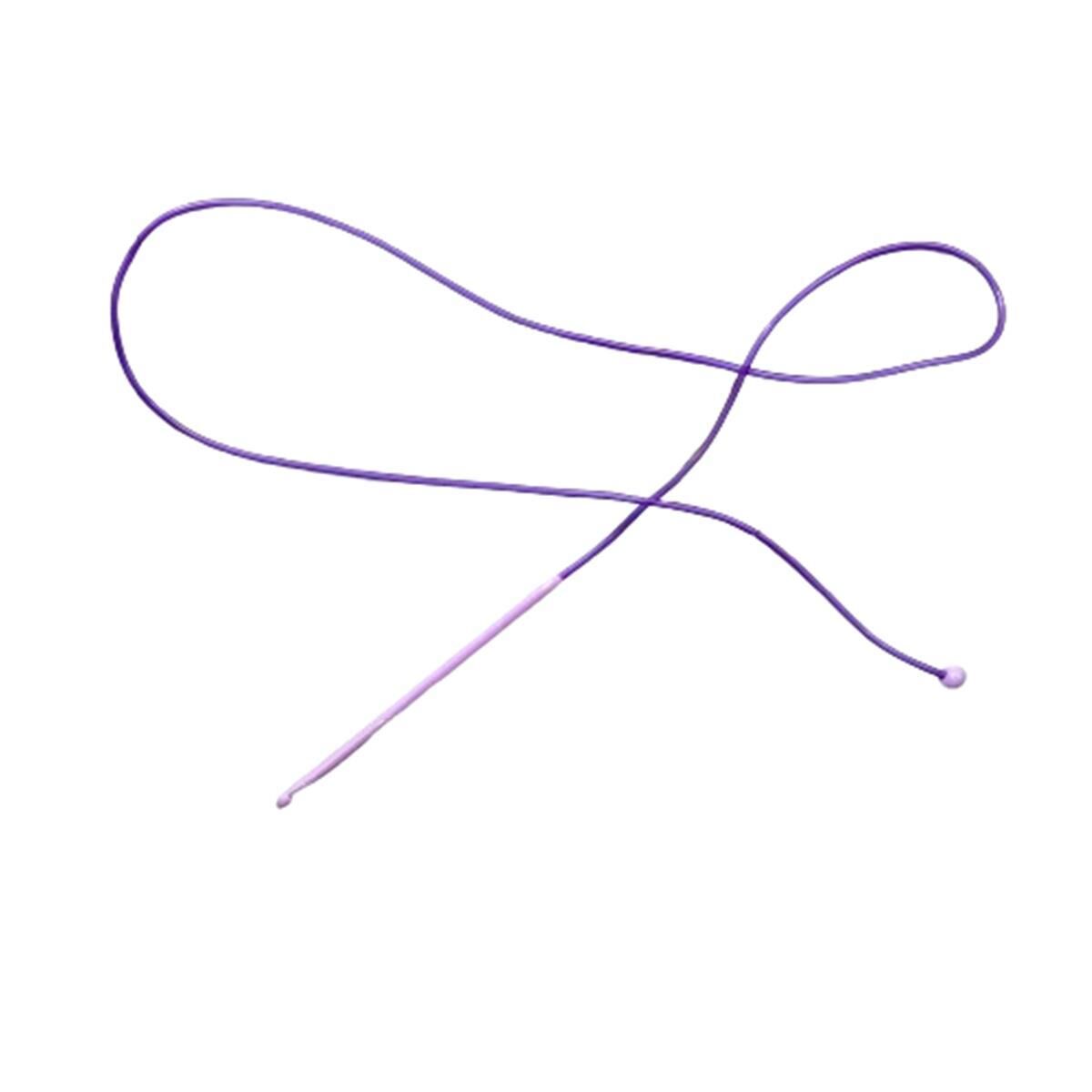 Plastik Misinalı Tığ Hortum Serum Stoplu Tunus Tığı no 5,5 mm