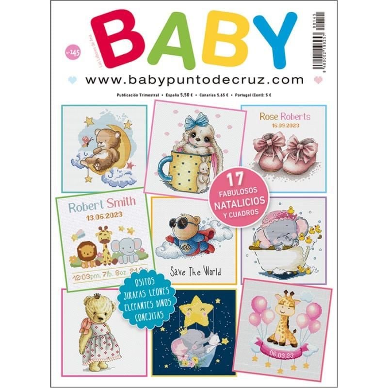 Revista punto de cruz BABY Nakış Elişi Hobi Dergisi No 145