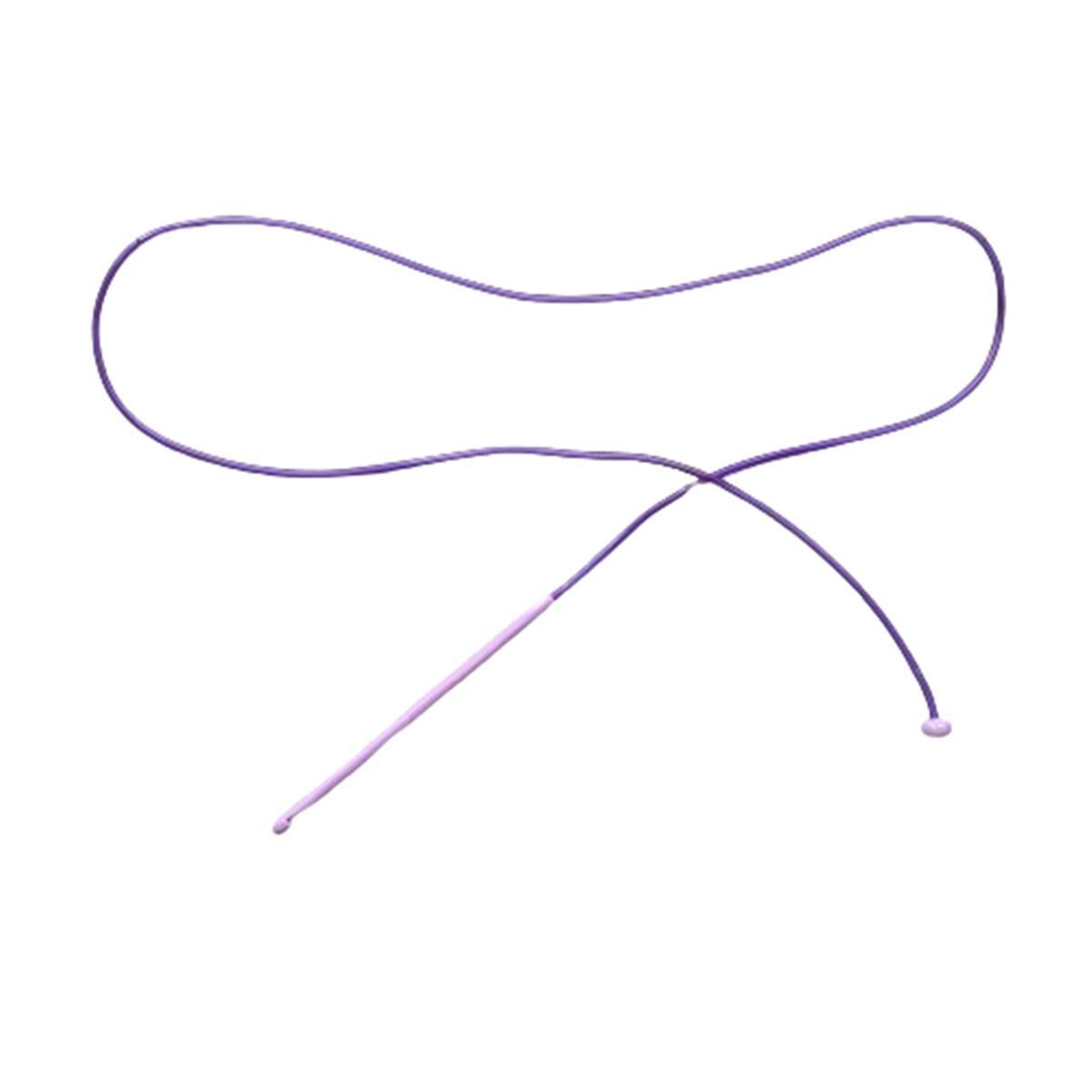 Plastik Misinalı Tığ Hortum Serum Stoplu Tunus Tığı no 6 mm