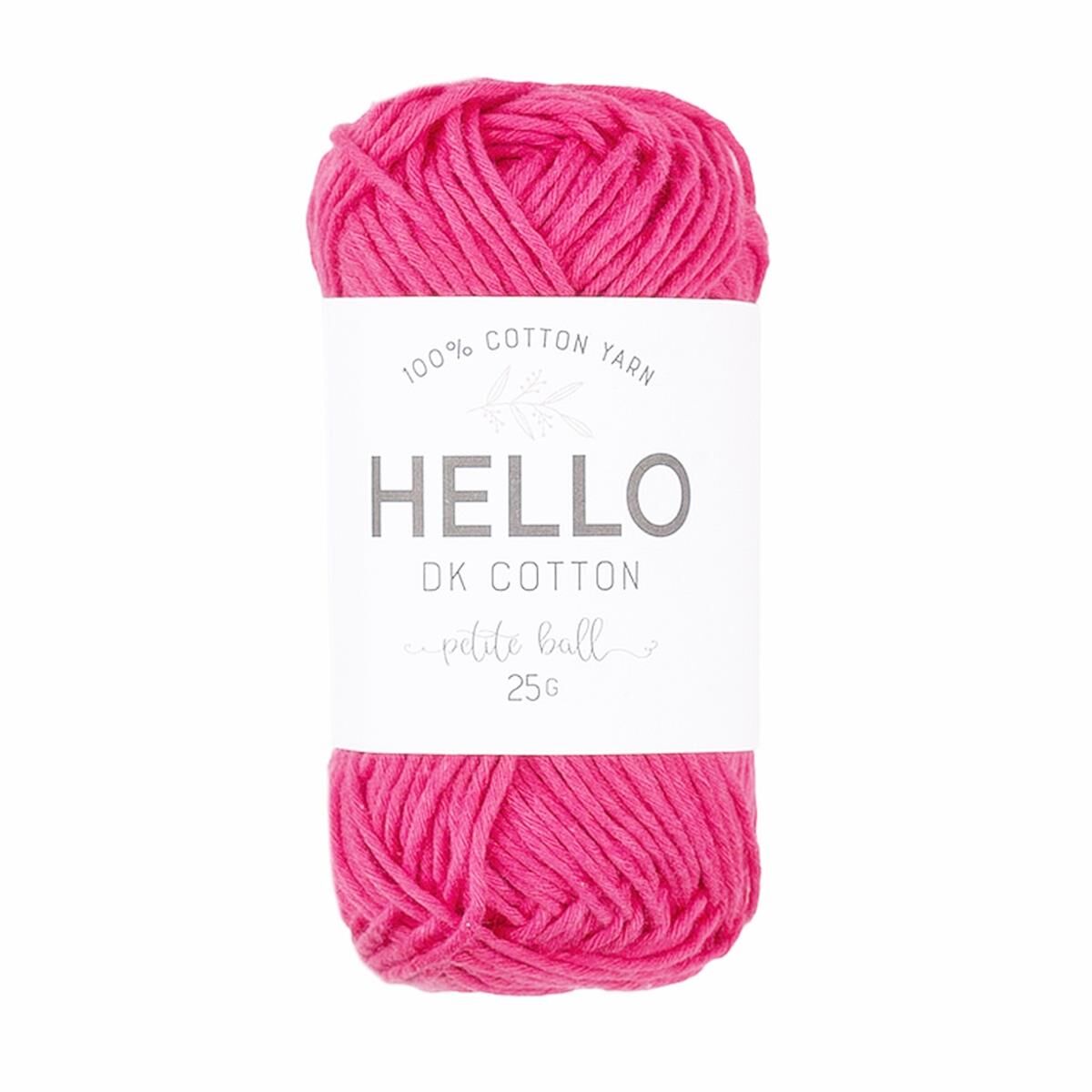 Hello Pamuk Amigurumi Punch El Örgü İpliği 25 Gr 108 Nar Çiçeği