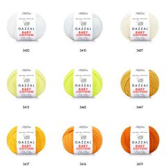 Gazzal Baby Cotton Amigurumi 50gr - Örgü İpi 3449 Koyu Çağla Yeşili