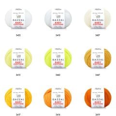 Gazzal Baby Cotton Amigurumi 50gr - Örgü İpi 3449 Koyu Çağla Yeşili