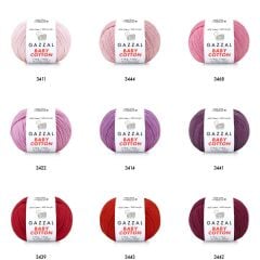 Gazzal Baby Cotton Amigurumi 50gr - Örgü İpi 3449 Koyu Çağla Yeşili