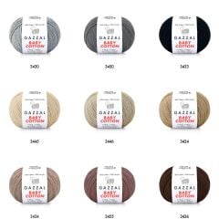 Gazzal Baby Cotton Amigurumi 50gr - Örgü İpi 3449 Koyu Çağla Yeşili