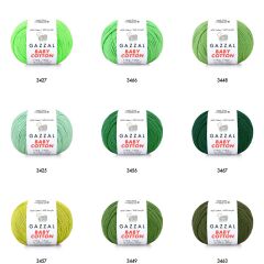 Gazzal Baby Cotton Amigurumi 50gr - Örgü İpi 3440 Mor