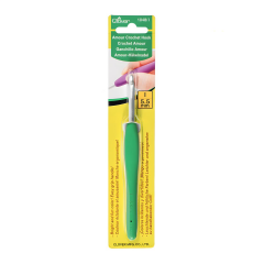 Clover Amour Crochet Hook Yumuşak Saplı Yün Tığ 5.5 mm