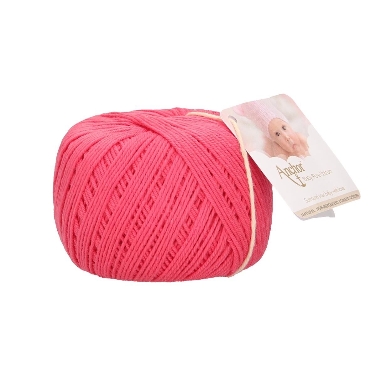 Anchor Baby Pure Cotton El Örgü İpi 50 gr 038 Nar Çiçeği
