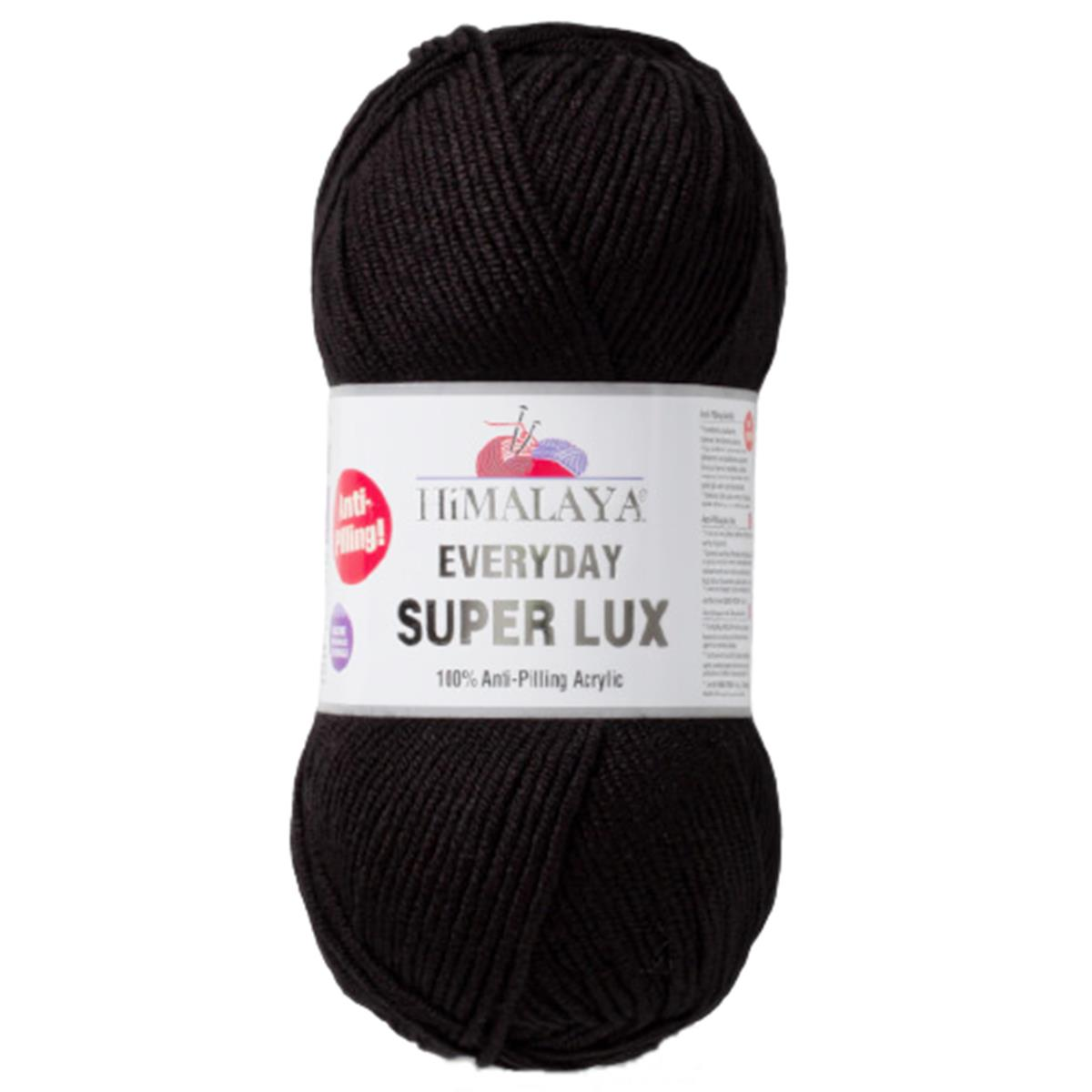 Himalaya Everyday Super Lux Lüks El Örgü İpliği 73430 Siyah