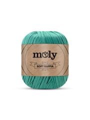 Moly Yumuşak Soft Raffia Rafya 50 gr SR03 Koyu Gri