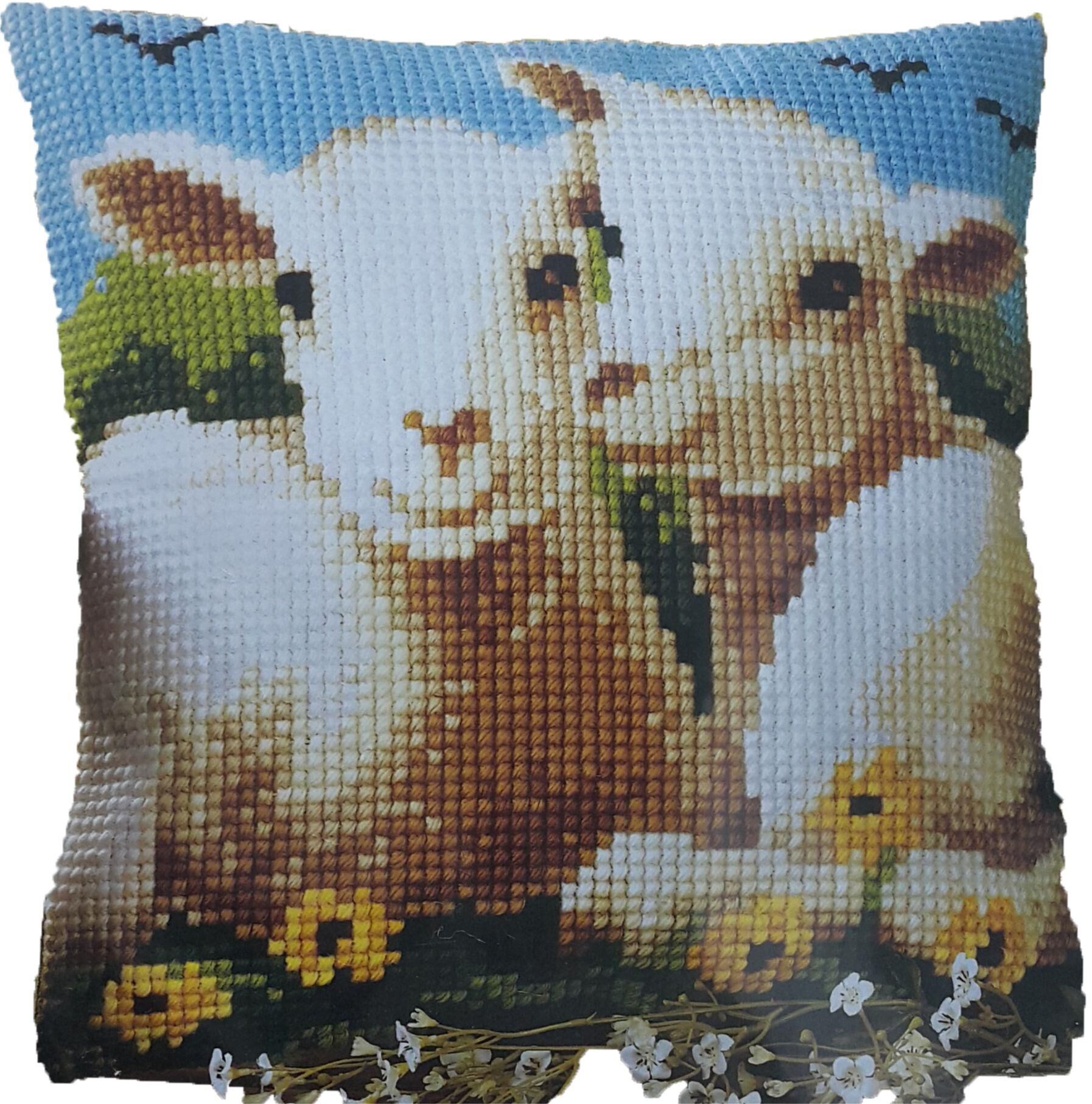 Vervaco Yastık 1200 958 Kuzu İşlenecek Goblen Etamin