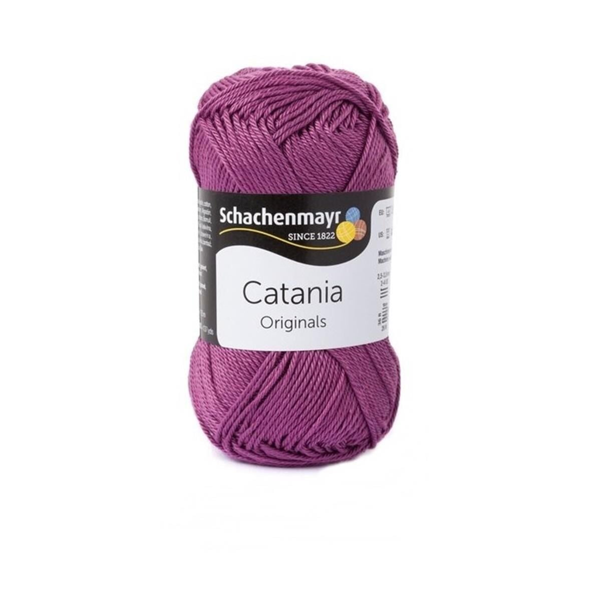 Schachenmayr Catania Pamuk Amigurumi El Örgü İpi İpliği Yünü 240 Mürdüm