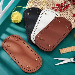 Deri Çanta Tabanı 12*31,5 Rivetli Oval Dikdörtgen