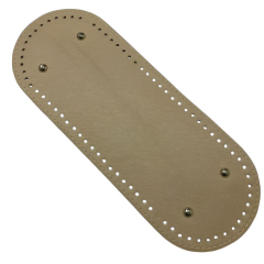 Deri Çanta Tabanı 12*31,5 Rivetli Oval Dikdörtgen
