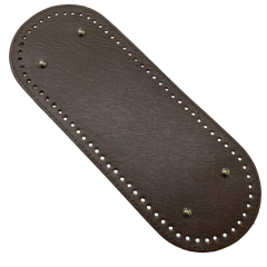 Deri Çanta Tabanı 12*31,5 Rivetli Oval Dikdörtgen