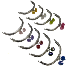 Metal Oval Cüzdan Klipsi Akide Şekeri 11 cm M6