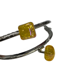 Metal Oval Cüzdan Klipsi Akide Şekeri 11 cm M6 Şeffaf