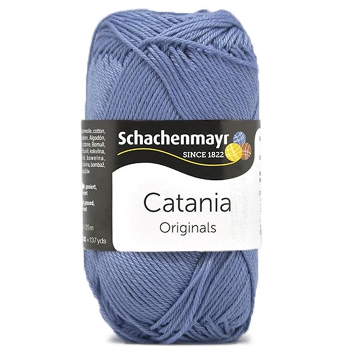 Schachenmayr Catania Pamuk Amigurumi El Örgü İpi İpliği Yünü 247 Mavi