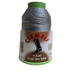 Çizmeli 9 Katlı Örgü Sim İpliği 50 gr 002 Sim Altın