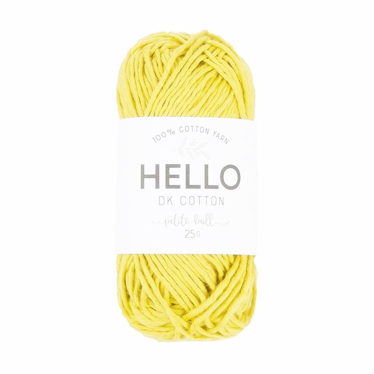 Hello Pamuk Amigurumi Punch El Örgü İpliği 25 Gr 124 Hardal