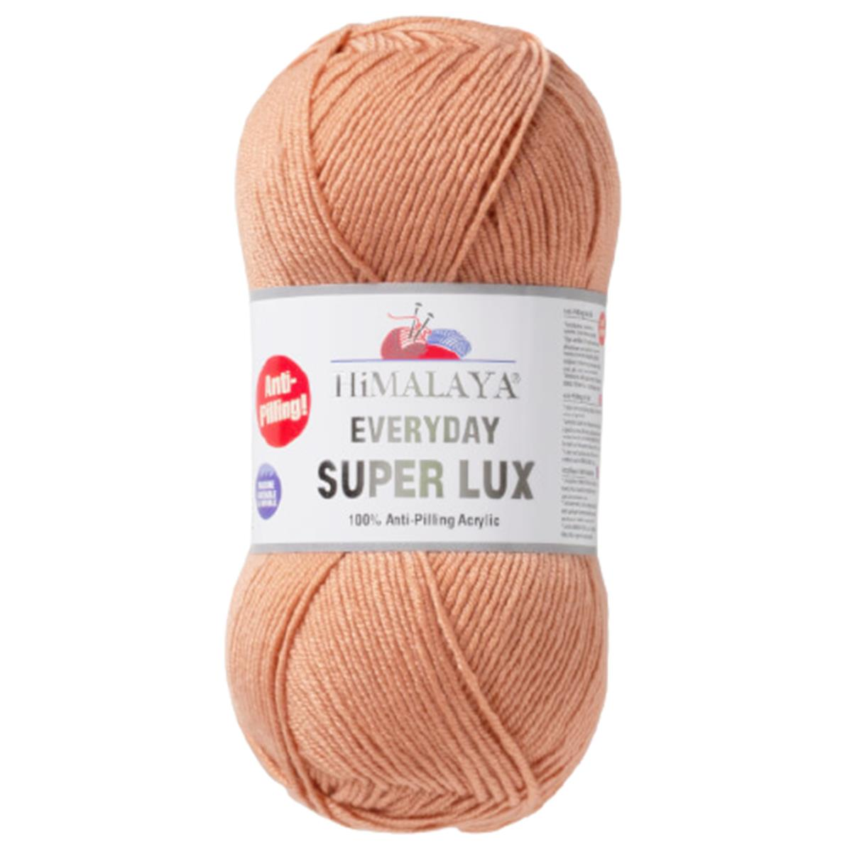 Himalaya Everyday Super Lux Lüks El Örgü İpliği 73442 Koyu Somon
