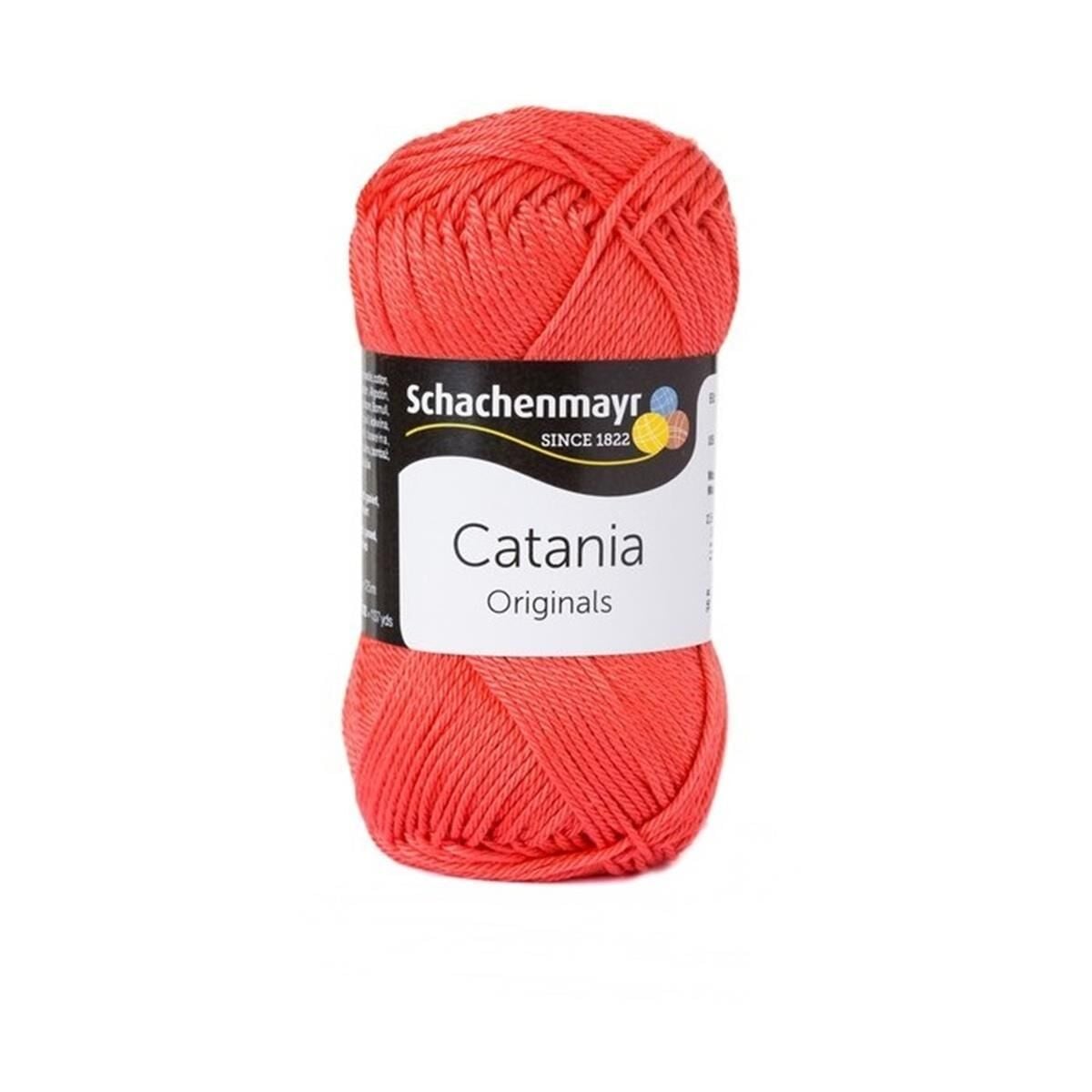 Schachenmayr Catania Pamuk Amigurumi El Örgü İpi İpliği Yünü 252 Kırmızı