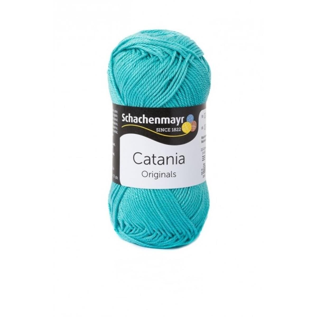 Schachenmayr Catania Pamuk Amigurumi El Örgü İpi İpliği Yünü 253 Turkuaz