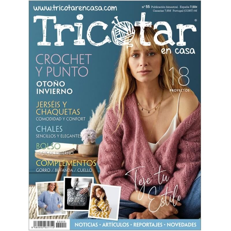 Revista Tricotar en Casa Crochet y Punto Nakış Elişi Hobi Dergisi No 55