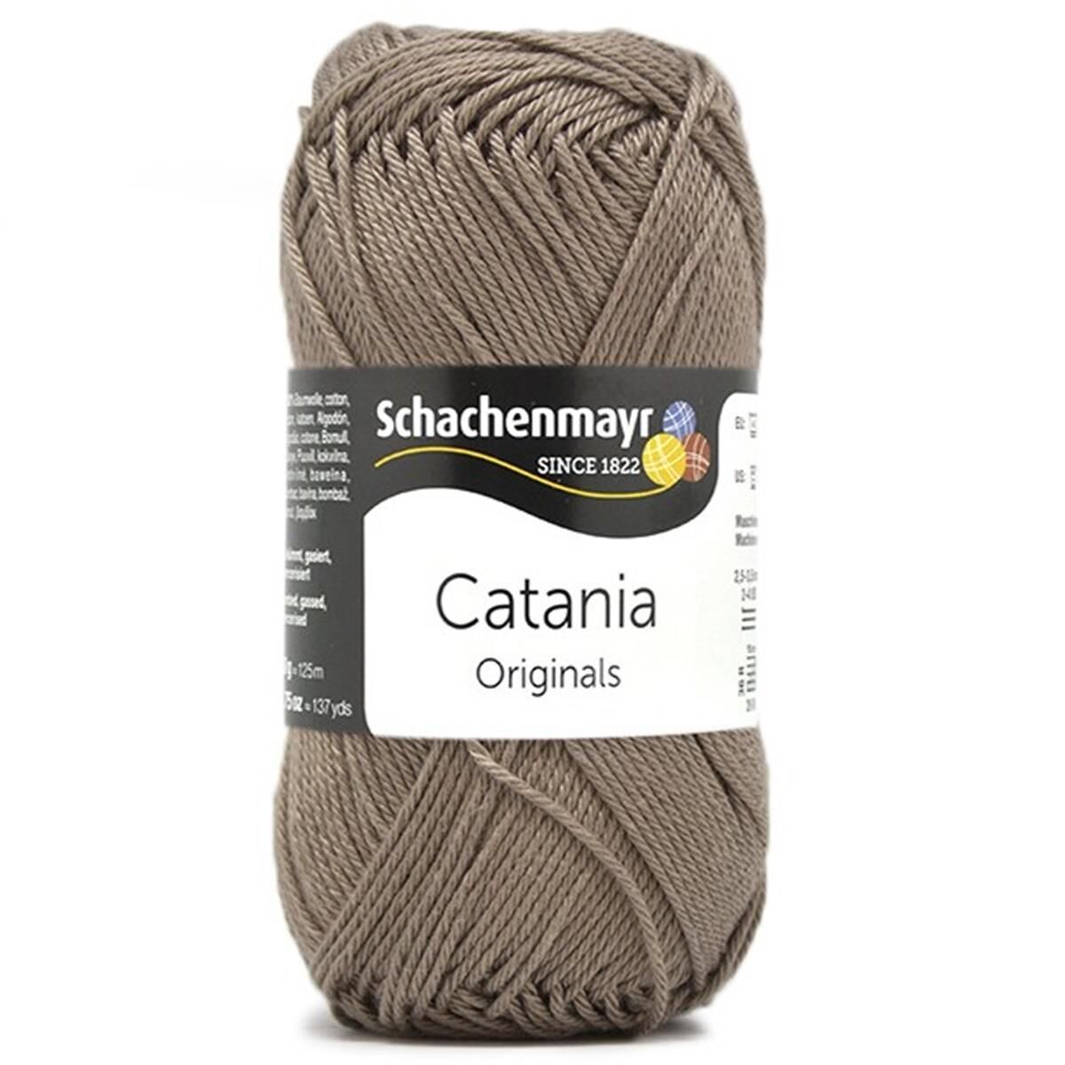Schachenmayr Catania Pamuk Amigurumi El Örgü İpi İpliği Yünü 254 Gri