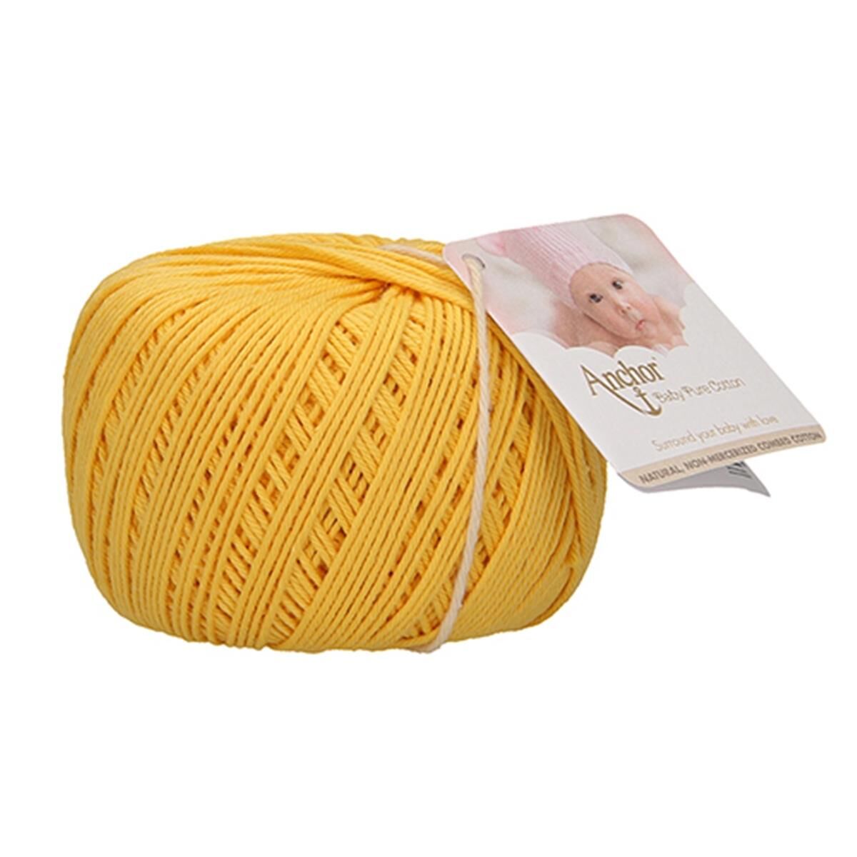 Anchor Baby Pure Cotton El Örgü İpi 50 gr 305 Sarı