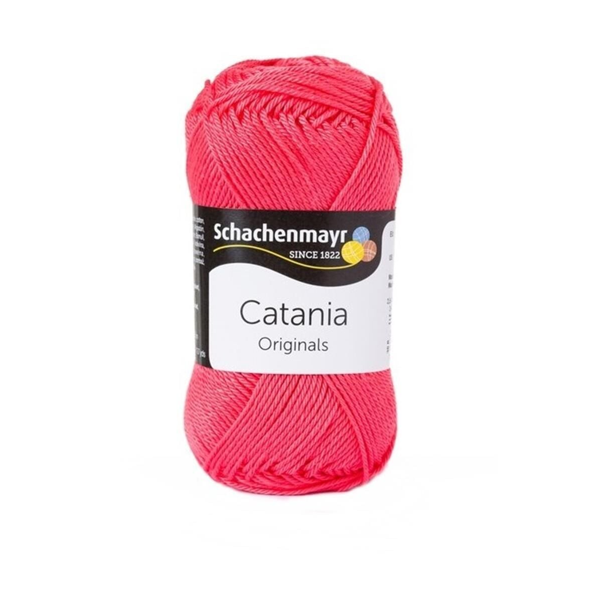 Schachenmayr Catania Pamuk Amigurumi El Örgü İpi İpliği Yünü 256 Pembe