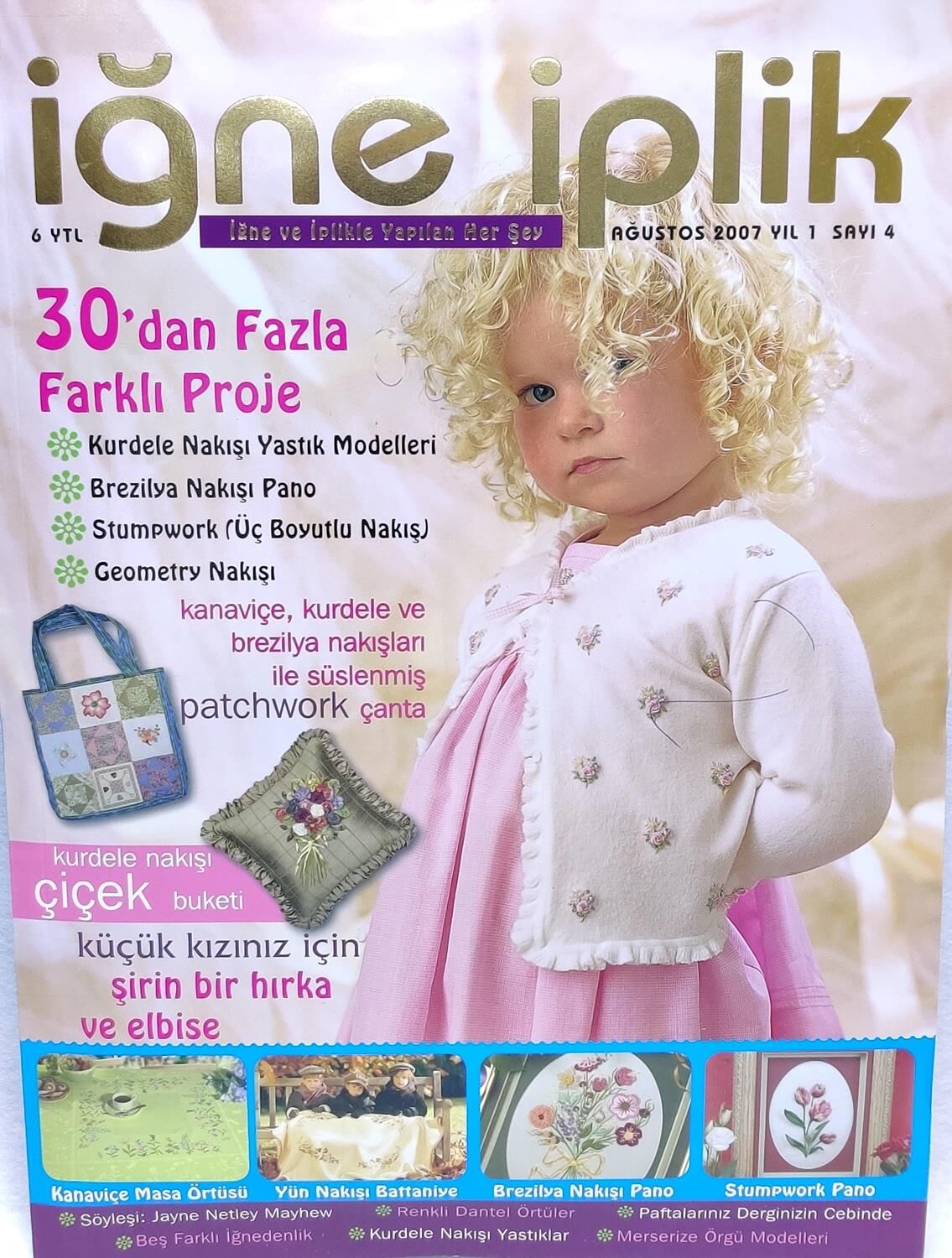İğne İplik Nakış Dergi 2007 Sayı 4