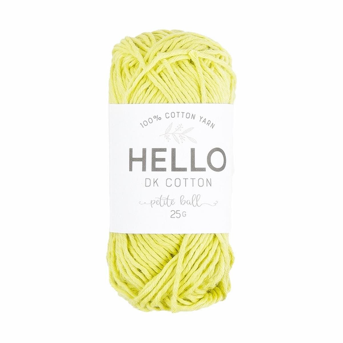 Hello Pamuk Amigurumi Punch El Örgü İpliği 25 Gr 130 Fıstık Yeşili