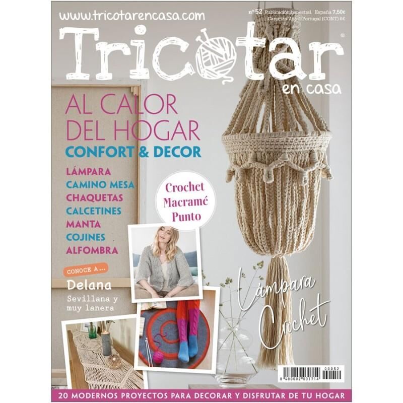 Revista Tricotar en Casa Especial Confort & Decor Nakış Elişi Hobi Dergisi No 52