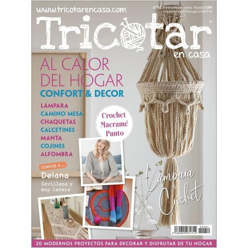 Revista Tricotar en Casa Especial Confort & Decor Nakış Elişi Hobi Dergisi No 52