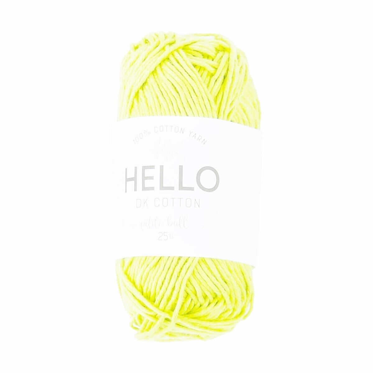 Hello Pamuk Amigurumi Punch El Örgü İpliği 25 Gr 131 Fosforlu Yeşil