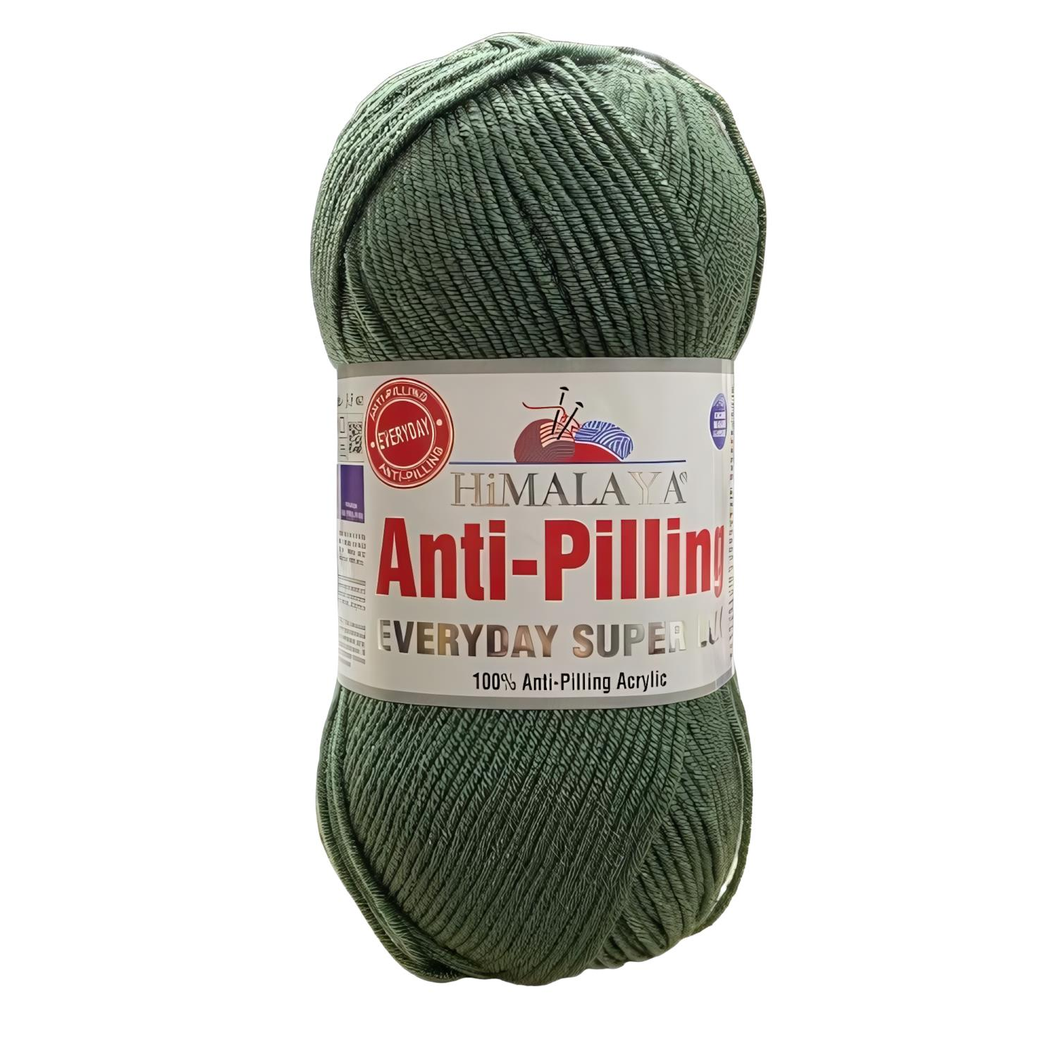 Himalaya Everyday Super Lux Lüks El Örgü İpliği 73450 Asker Yeşili